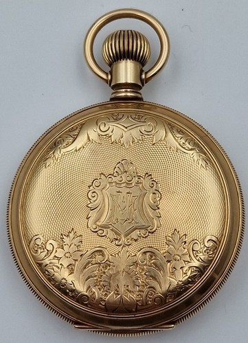 Pocket Watch Elgin Gold 14K Keystone G.M Wheeler U.S.A 9917097 | eBay